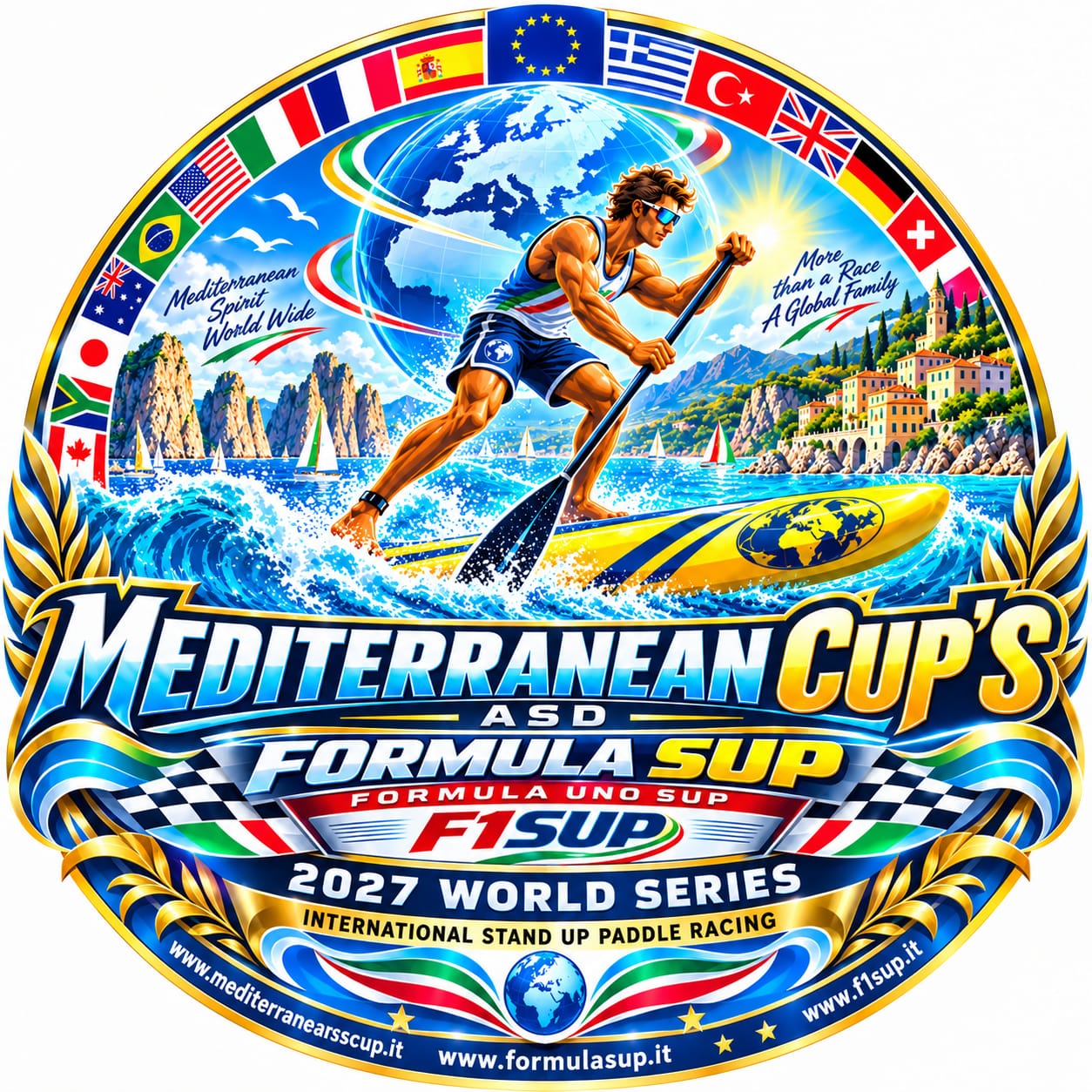 MEDITERRANEAN CUP'S ASD FORMULA SUP 2027 WORLD SERIES INTERNATIONAL STAND UP PADDLE RACING